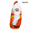Rainbow Button-up Houston Astros White Bomber Jacket