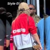 Taylor Swift Chiefs Red and White Jacket