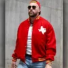 Dallas Texans Travis Kelce Varsity Jacket