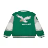 Philadelphia Eagles Green Letterman Jacket