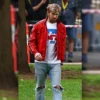 Ryan Gosling The Fall Guy Red Satin Jacket