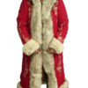 The Christmas Chronicles 2 Mrs Claus Red Long Coat