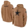 Cowboys Salute To Service Brown Hoodie