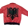 Drake Albanian Flag Red Bomber Jacket