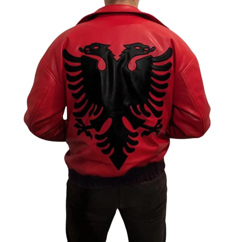 Drake Albanian Flag Red Jacket