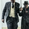 Enzo Ferrari Ferrari 2023 Adam Driver Grey Suit