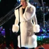 Kelly Clarkson Rockefeller Center Christmas Tree White Coat