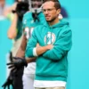 Miami Dolphins 2023 Sideline Club Pullover Blue Hoodie
