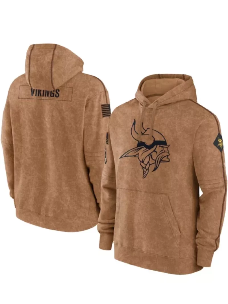 Minnesota Vikings Brown Hoodie