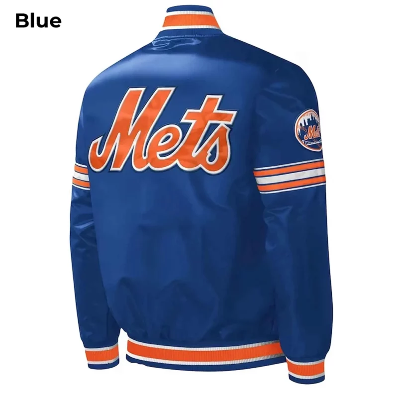 New York Mets Blue Satin Jacket