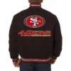 San Francisco 49ers Black Fleece Varsity Jacket