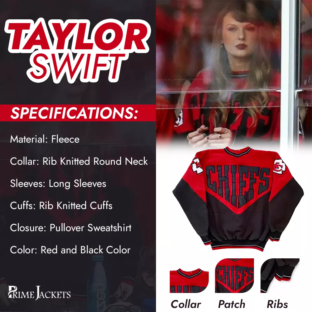 Taylor Swift Vintage Chiefs Sweatshirt