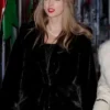 New York City Taylor Swift 34th Birthday Black Fur Jacket 1