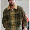 Snf Travis Kelce Plaid Corduroy Brown Jacket 3