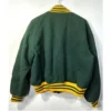 The Scholarship Green Varsity Wool Jacket