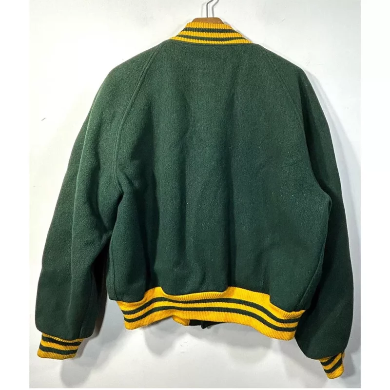 The Scholarship Green Varsity Wool Jacket