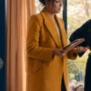 Adelle Leonce Yellow Coat