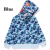 Camo Shark Blue Pullover Bape Hoodie