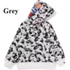 Camo Shark Pullover Bape Hoodie
