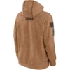 Detroit Lions Salute To Service Brown Hoodie