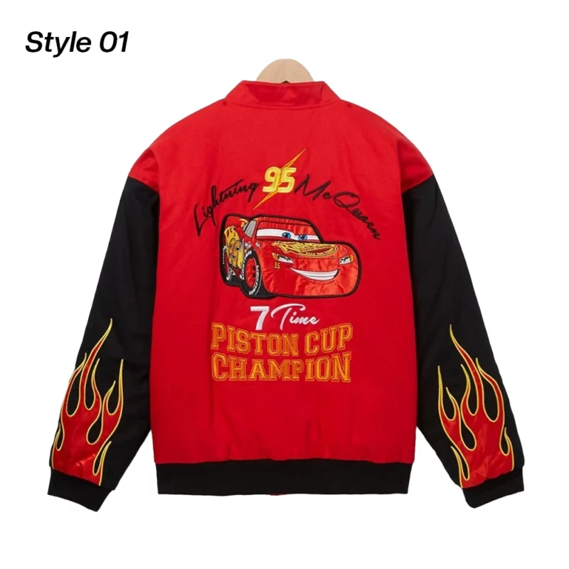 Disney Pixar Cars Lightning Mcqueen Racing Jacket