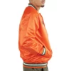 Florida A&M University Orange Full-Snap Satin Jacket