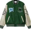 Gigi Hadid Carhartt Green Varsity Jacket