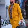 KC Chiefs Kelce Yellow Suit