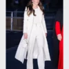Kate Middleton Christmas Carol Concert Long White Coat