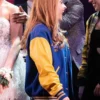 Mean Girls on broadway Sabrina Carpenter Letterman Jacket