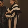Only Murders In The Building S03 Donna Stripe Coat