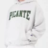 Picante White Fleece Hoodie