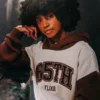 165th Floor Brown White Hoodie