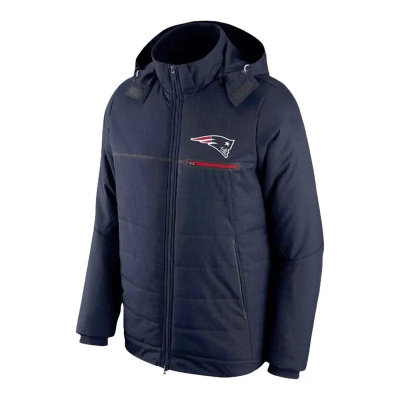 Bill Belichick New England Patriots Blue Sideline Jacket