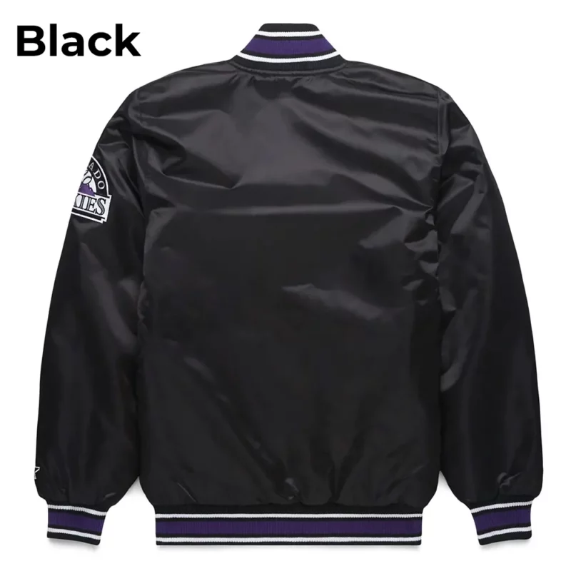 Classic Colorado Rockies Full-Snap Varsity Jacket