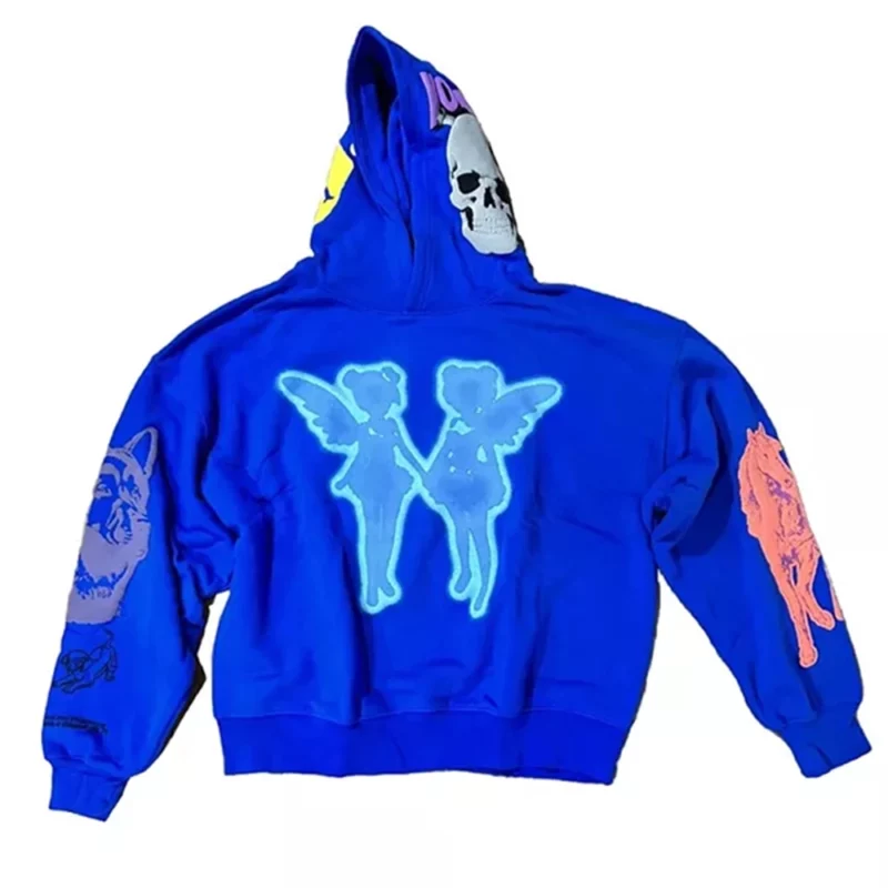 Drake-Blue-Fleece-Pullover-Hoodie