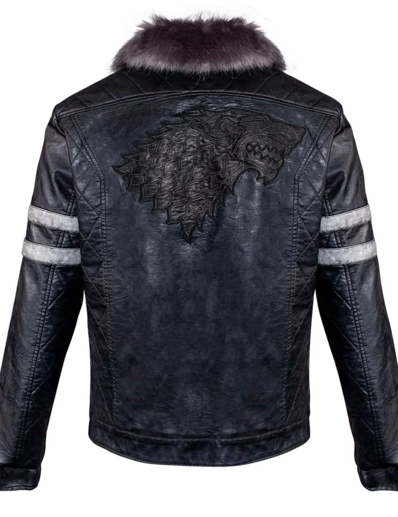 Game Of Thrones Dragon Picture Printed Black Jacket