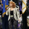 Super Bowl LVIII Reba McEntire Grey Blazer