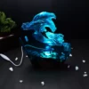 Surfer Surfing Shark Lamp