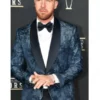 Travis Kelce Pregame Super Bowl Blue Blazer