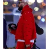 Travis Kelce Super Bowl LVIII Red Pullover Hoodie