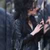 Amy Winehouse Back To Black Black Leather Jacket