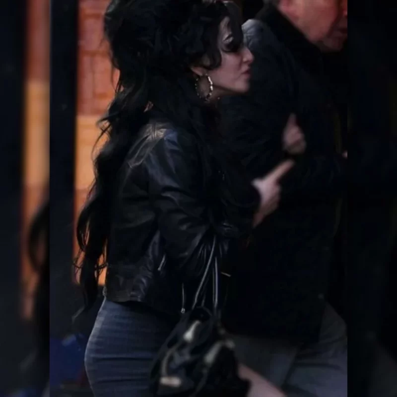 Amy Winehouse Back To Black Leather Jacket