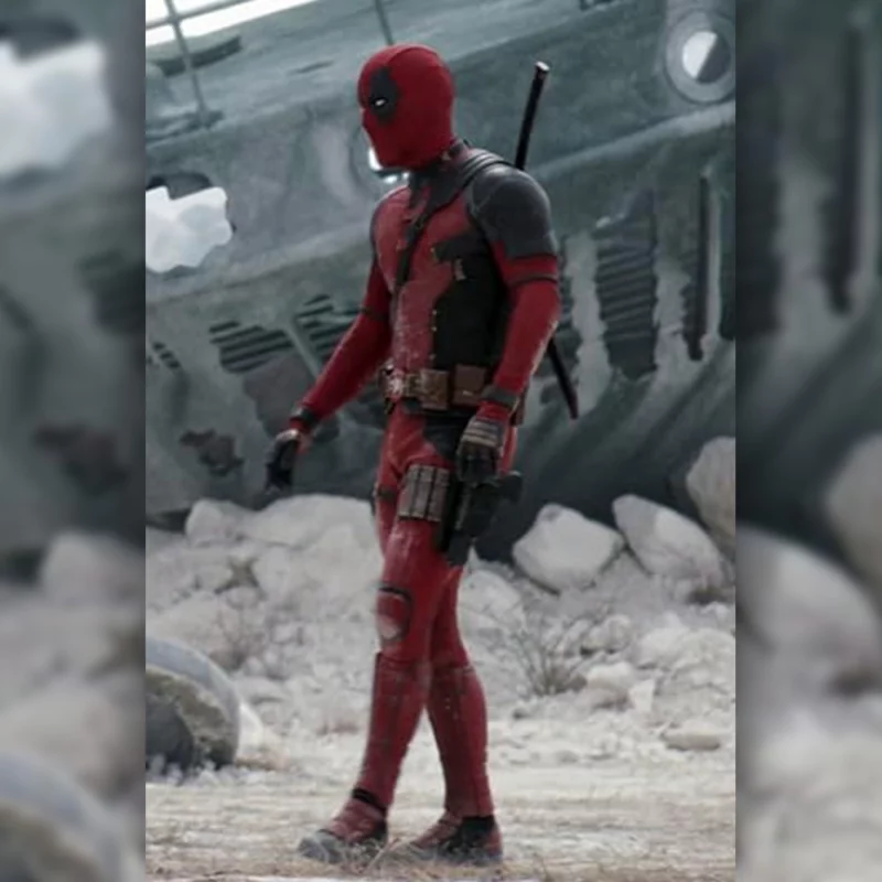Deadpool 2024 Red Jacket