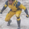 Deadpool 3 Wolverine Yellow and Navy Blue Leather Jacket