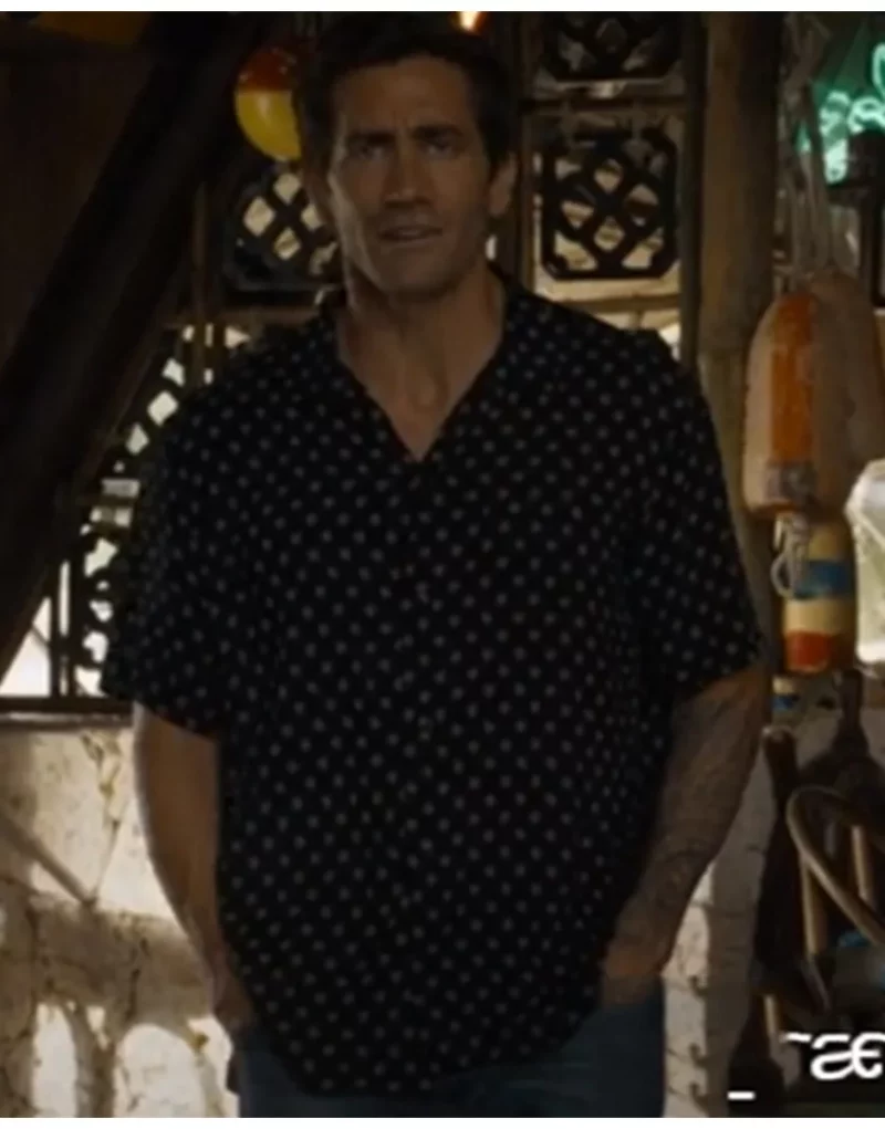 Jake Gyllenhaal Road House 2024 Dalton Polka Dot Shirt