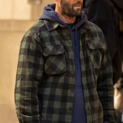 Jason Statham The Beekeeper Plaid Jacket
