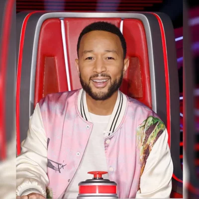 John Legend Pink Jacket