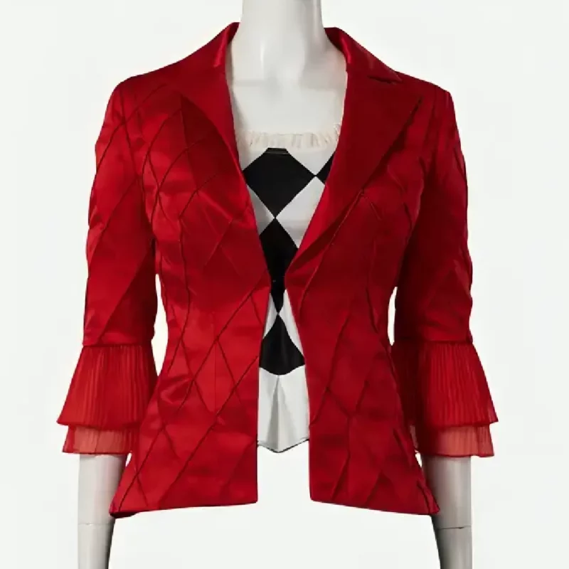 Joker Folie A Deux Harley Quinn Lady Gaga Red Blazer