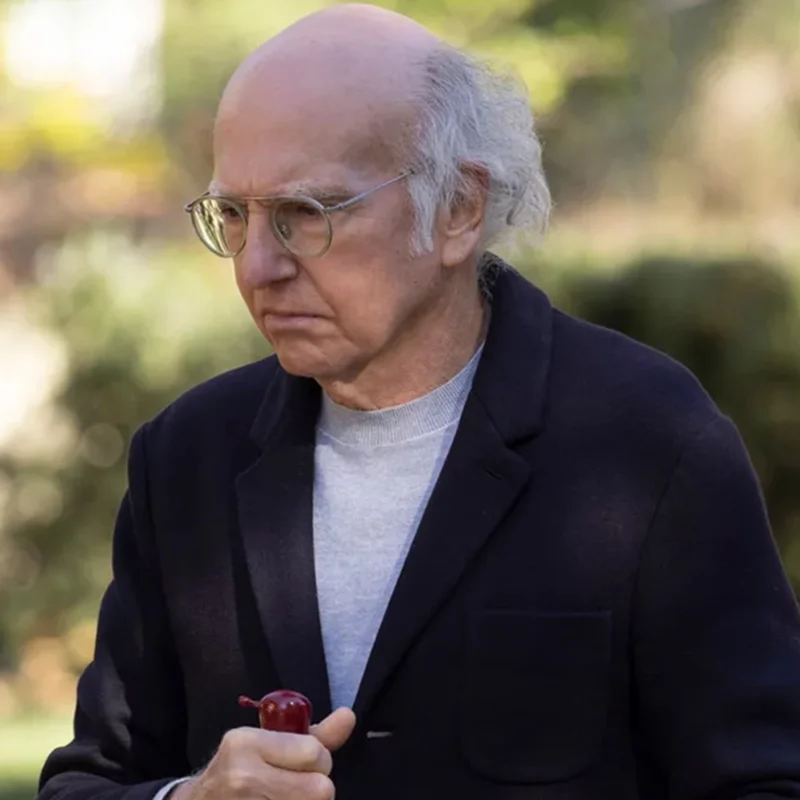 Larry David TV Series Curb Your Enthusiasm Black Blazer